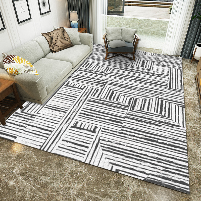 New style Nordic wind big carpet work fine soft non -slippery on moldy easy  clean living room carpet