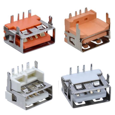 - usb connector, tact switch