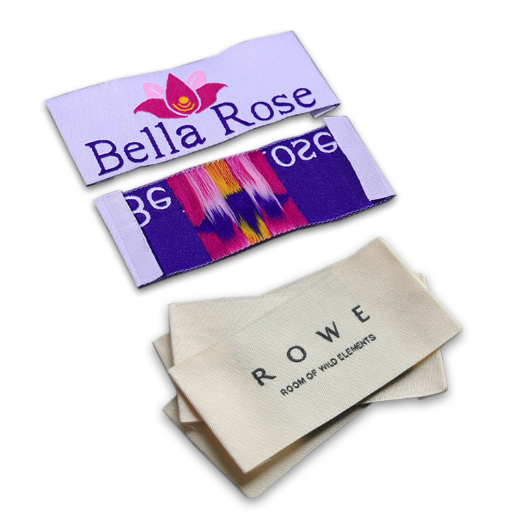 Индивидуальная индивидуальная одежда, этикетка частного бренда одежды, тканая бирка