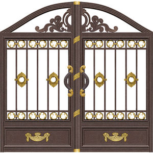 Buy Secure Robust Double Door Gate Design In Trendy Designs Alibaba Com