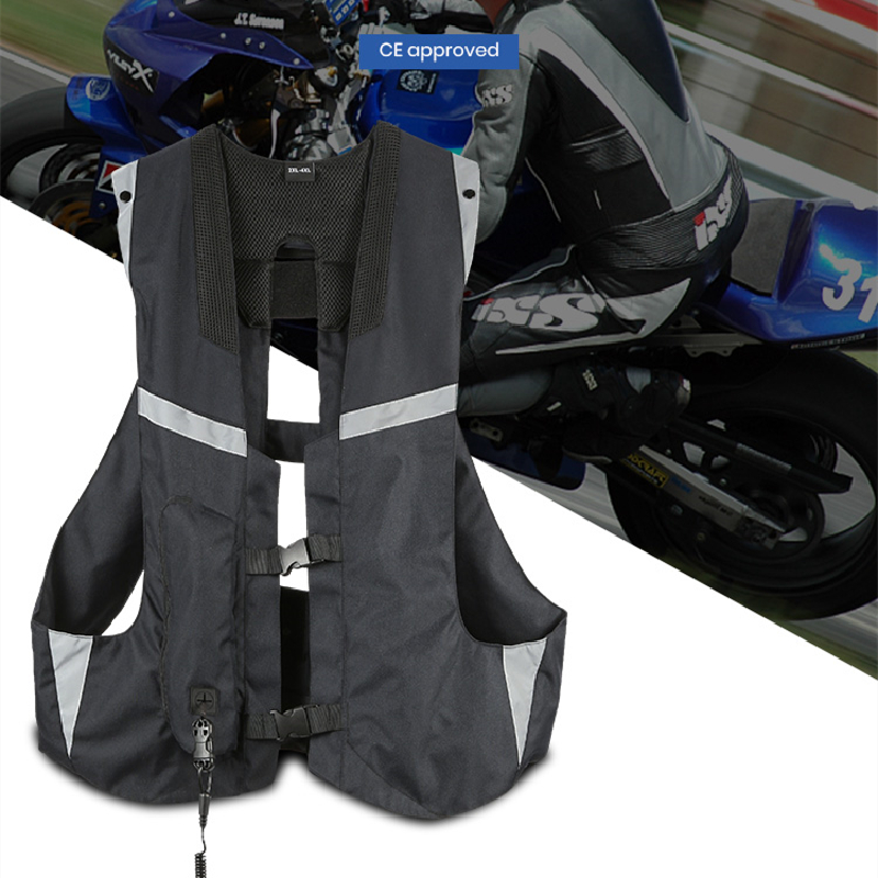 Высококачественная Водонепроницаемая прочная светоотражающая лента на заказ с сертификатом CE, надувная подушка для мотоцикла, надувной жилет для мотоцикла