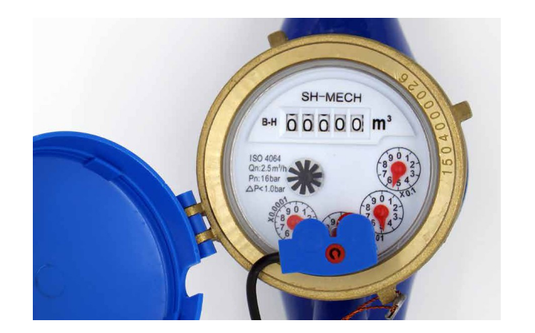 Brass body pulse remote volumetric multi jer water meter