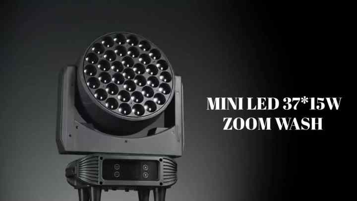 37x15W Zoom RGBW LED Moving Head Wash Stage Lights Mini Wash Light
