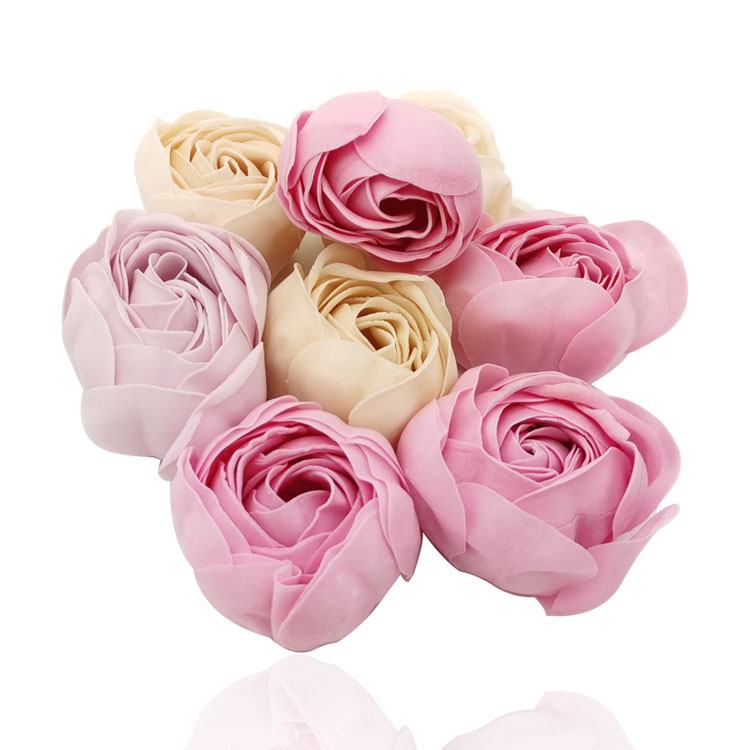 Новое романтическое Горячее предложение, искусственное мыло, цветной набор мыла, набор для ухода за кожей с цветком розы