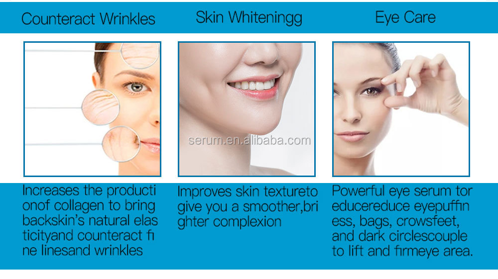 Custom Brand Hyaluronic Acid Serum For Skin Care Kojic Acid Serum Glutathione Plant Extract Whitening Serum