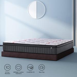 Modern Bed Frame With Decor In White 180x190 Cm Bamako