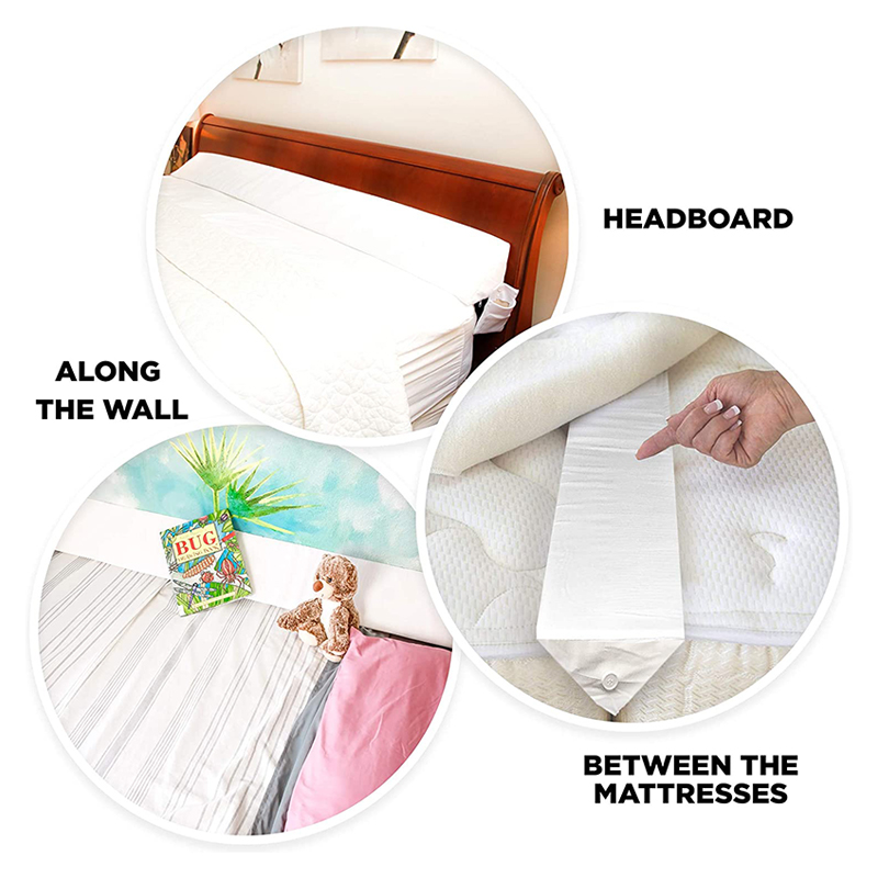 Bed Wedge Pillow Mattress Wedge headboard Pillow Gap Filler Between Your Headboard and Mattress