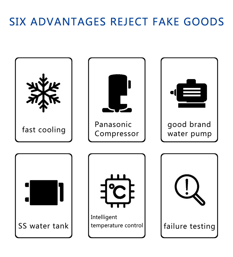 industrial chiller air cooled water chiller use for injection machine