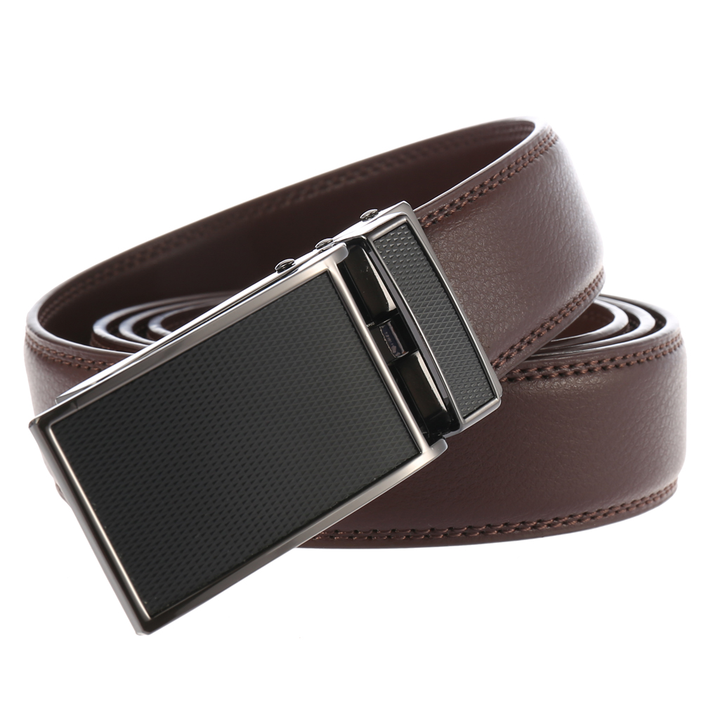 Men's leather alloy automatic buckle belt processing custom belts LY33-0200-1
