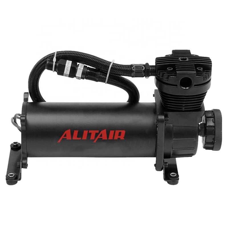 Насос с одним компрессором 480C, подвеска с пневматической подвеской 200 psi, 1/4 NPT