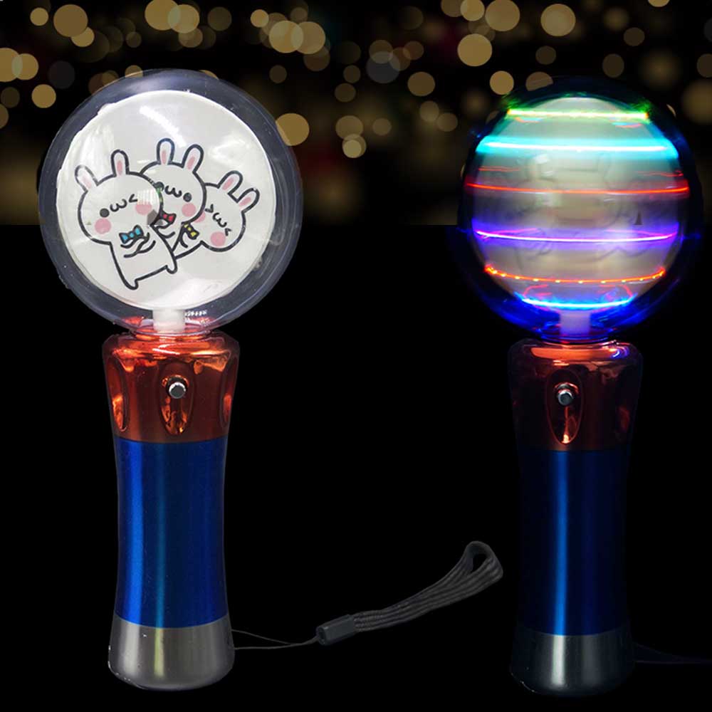 Birthday Party Supplies Kids Flashing Spinning Ball LED Spinner Light Wand
