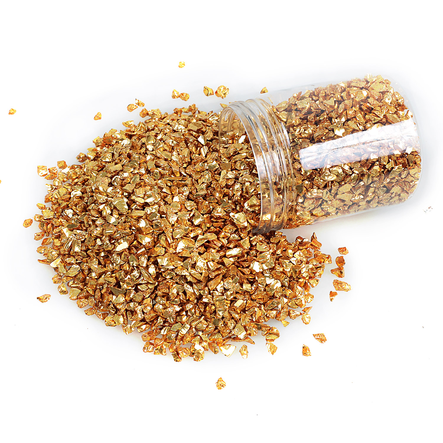 Золотисто-Желтое покрытие 3-6 мм, сломанные стеклянные камни, чипсы для аквариума, сада, украшения «сделай сам»