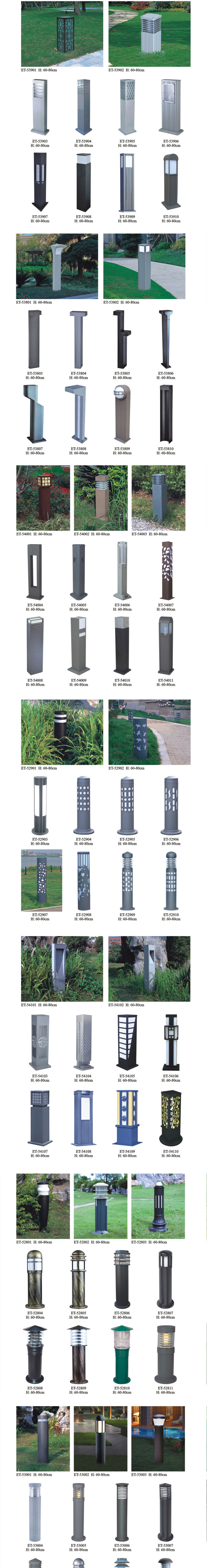 Modern Led lawn light bollard lamp garden courtyard decorative ground lights outdoor waterproof park lighting landscape