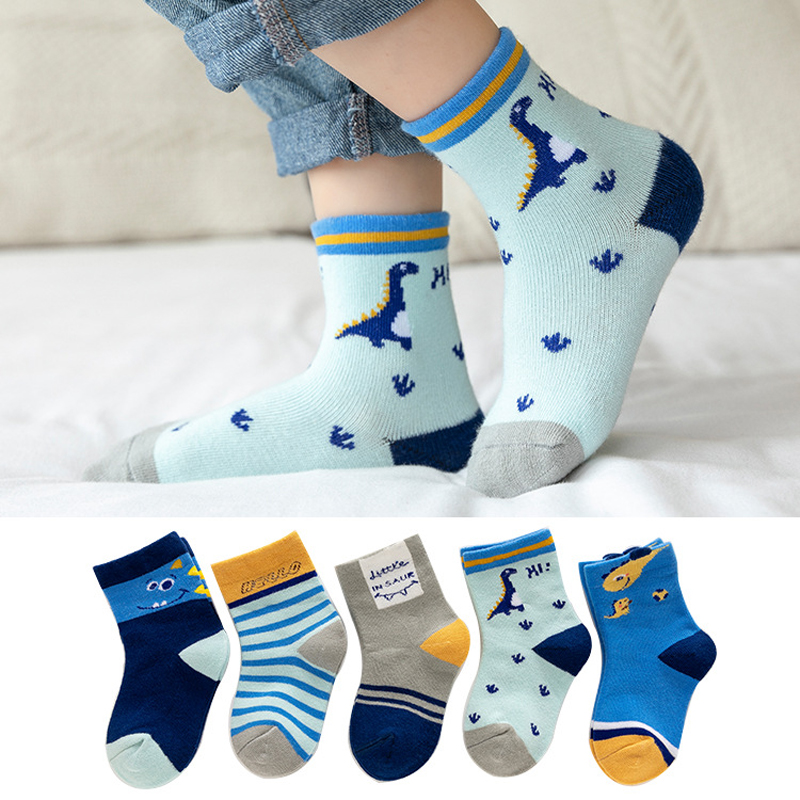 New Baby Kids Soft Cotton Socks Boys,Girls,Baby,Cute Cartoon animal Stripe Dots Fashion Sport Socks Autumn Winter Gift B1