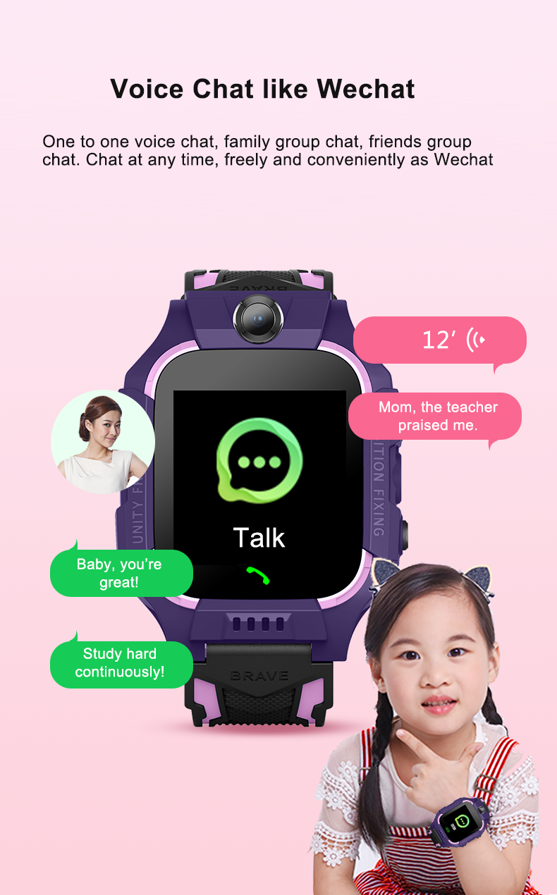 2024 Kids Smart Watch Anti-Lost GPS Tracker with SOS