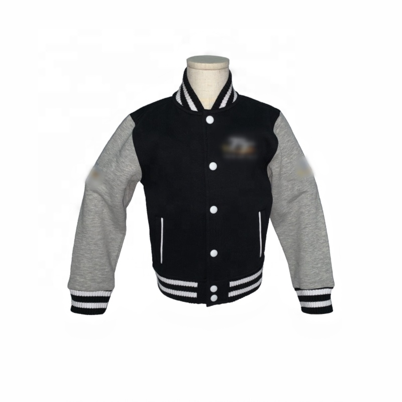 Куртка детская зимняя бейсбольная теплая с флисом, на осень/зиму