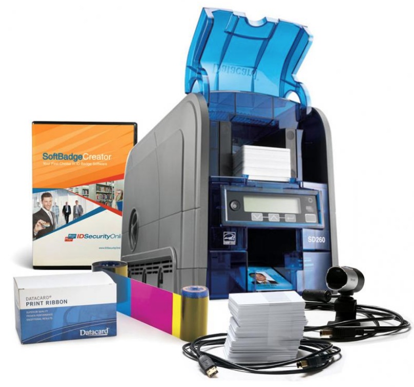 Datacard SD260 ID Card Printer with Magnetic Stripe Encoder