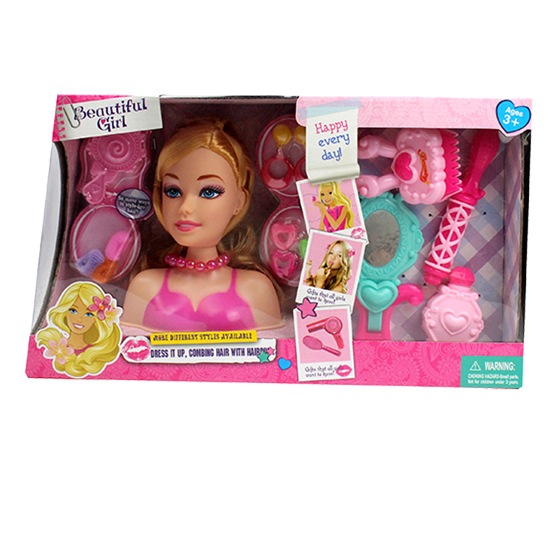 Голова куклы с YL куклы Девочки Красивая одежка DIY Половина тела головы розничный магазин куклы для детей макияж игрушки