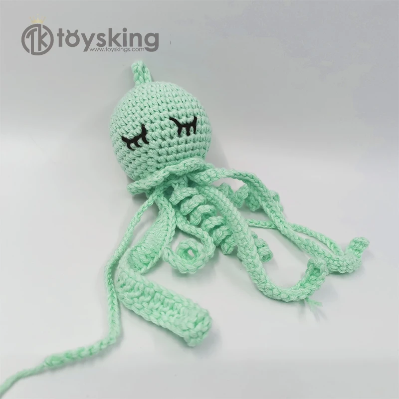 Новый дизайн! Мягкие игрушки-погремушки для малышей из 100% натуральной хлопчатобумажной пряжи