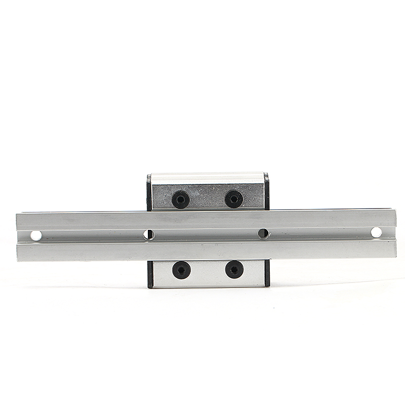Silver Black Aluminum double rod 16mm dual-axis linear guide track roller slider bearing LGB16 4 6 wheels LGD16
