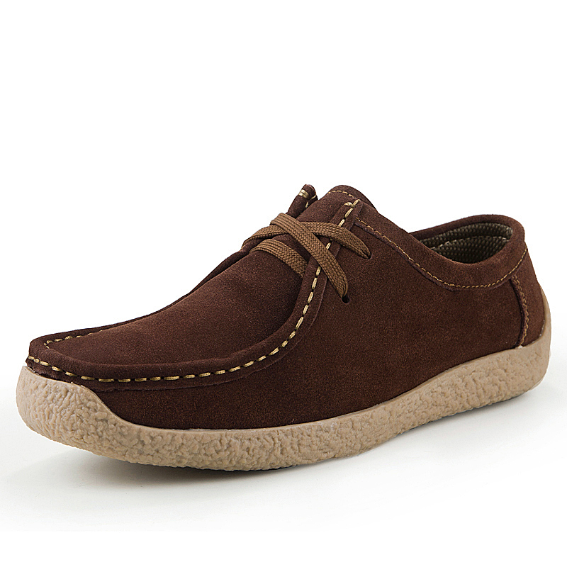 RTS оптовая продажа, мужские коричневые кожаные кроссовки в стиле ретро из коровьей замши, повседневная мужская обувь на плоской подошве