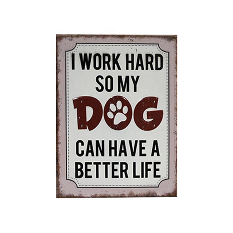 MY DOG/'S RULES RETRO STYLE METAL TIN SIGN//PLAQUE LABRADOODLE THEME