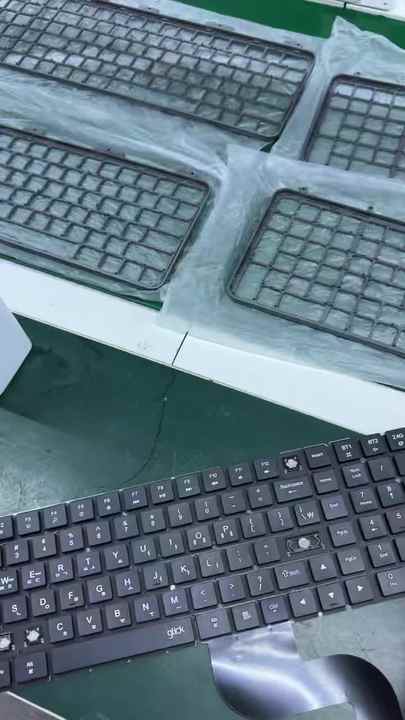 Ultra-Thin Dual-Mode Wireless Bluetooth Rechargeable Keyboard Ergonomic ...