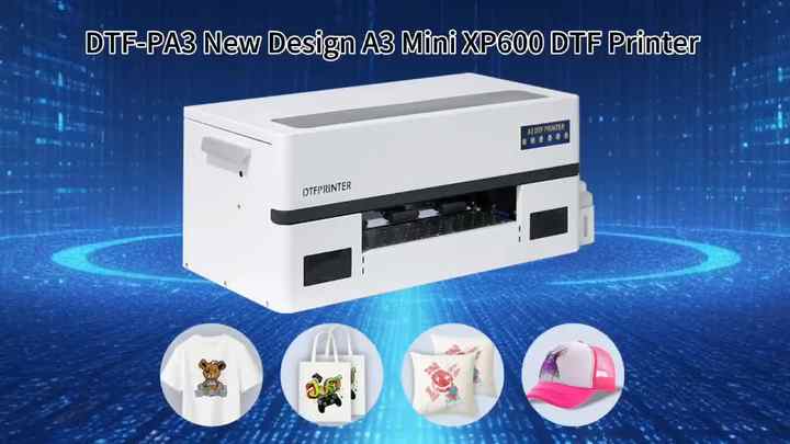 小型DTFプリンターA3パワーシェーカーインクジェットPETフィルム