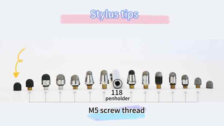 Replacement Stylus Tips Fine Fiber Mesh for Touch Pens