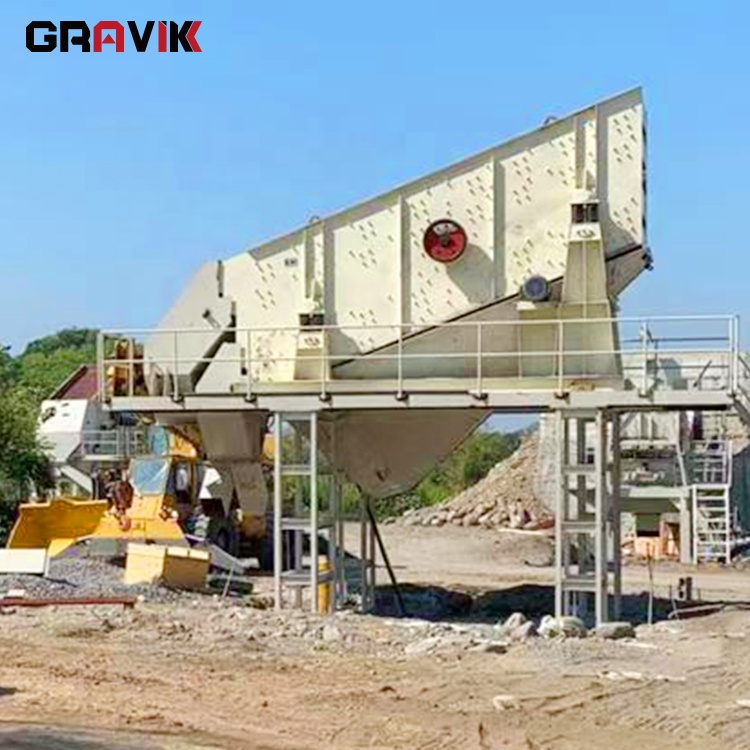 Горнодобывающая каменная дробилка Pebble Вибрационный экран машина сито для кварцевого песка