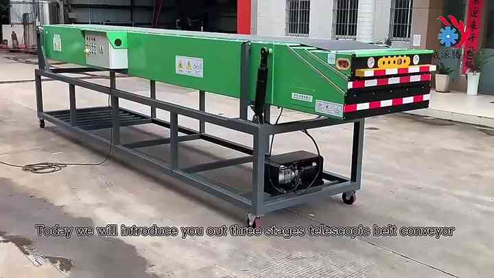 VPAI Extendable Conveyor Telescopic Belt System Logistics Conveyor ...