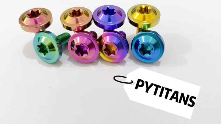 BULLONI DOPPI TERMINALI In Titanio GR2 Viti Isometriche A Doppia Testa - Foto 8