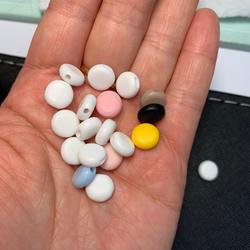 10000pcs Factory Direct Abastecimento Fivela Plana Contas Fivela Fivela de Ajuste Maskes elástico stopper