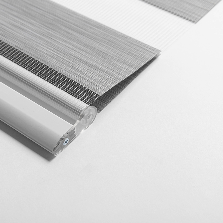 Special style jute style linen style fabric horizontal  blinds with cassate