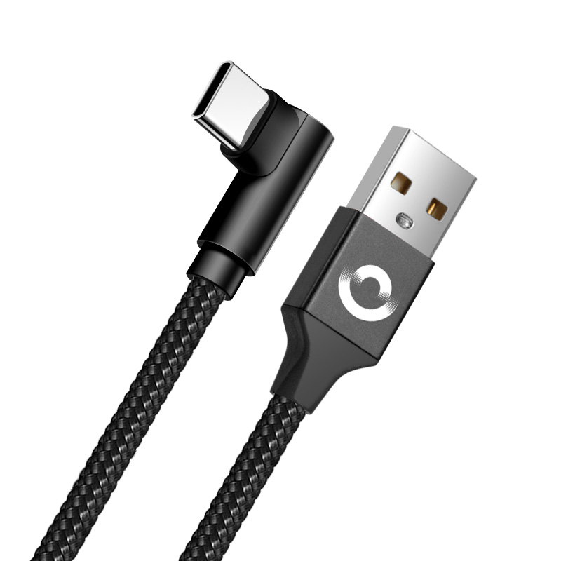SOSLPAI 90 градусов правый угол usb-c кабель, быстрая зарядка micro usb кабель для зарядки данных типа c для android