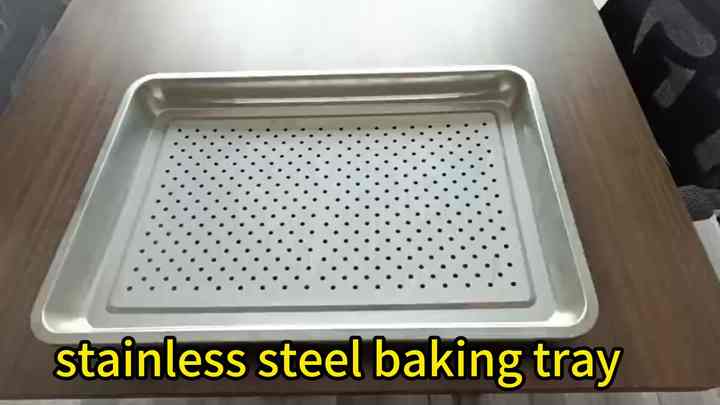 Wholesale High Quality Restaurant Buffet Stainless Steel Serving Pan  Commercial Bakery Cookie Baking Flat Tray - Main Image