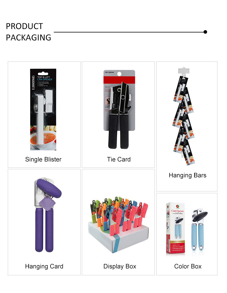 AMAZON PRODUCT PLASTIC KITCHEN ACCESSORIES CANS OPENER GADGETS 3 IN 1 CAN OPENER MANUAL