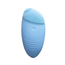 Electric Facial Cleansing Brush Silicone Sonic Vibration Mini Cleaner Deep Pore Cleaning Skin Massage Waterproof face brush