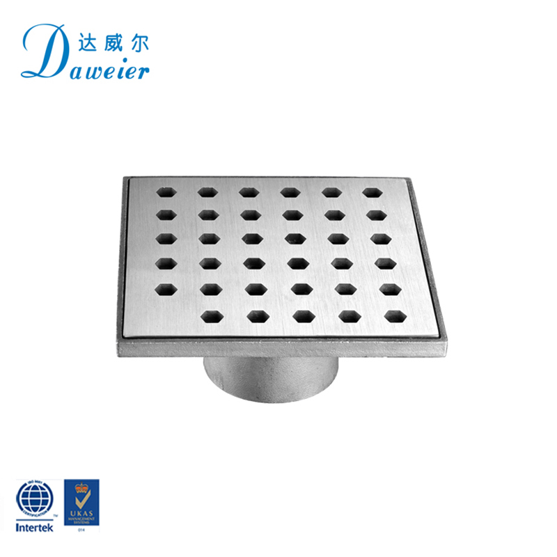High Quality Custom Wholesale Concealed Bathroom 304 Stainless Steel Anti Foul Floor Drain