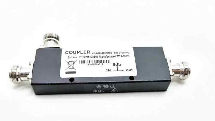 698- 2700MHz Directional Cavity Coupler with N Female Connector