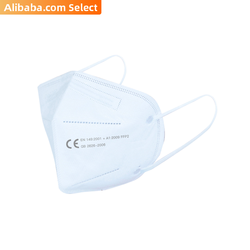Atacado máscara protectora descartável ffp2 branco adulto máscara de poeira