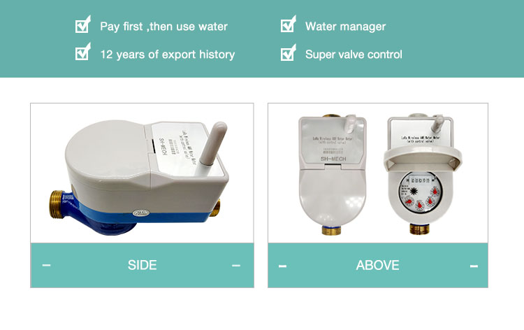 Dn15 water metering AMR digital LoRa lorawan smart water meter