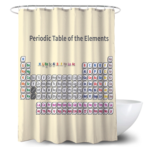 Periodic Table Shower Curtain Periodic Table Shower Curtain