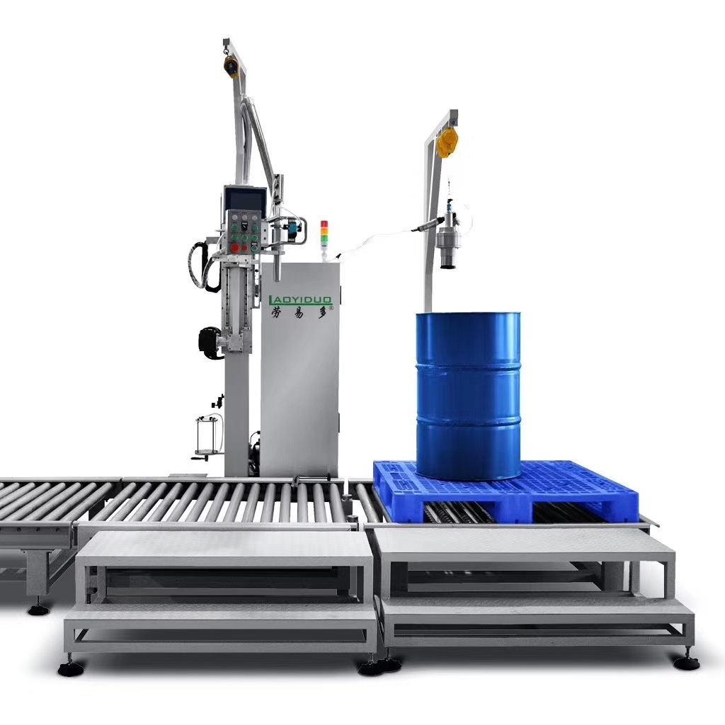 Bucket filling machine for 20L 200L 1000L Drum IBC container tank liquid Filling