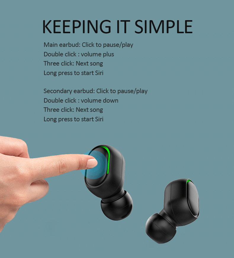 工厂出售hifi音响超低音tws无线耳机耳机ipx4