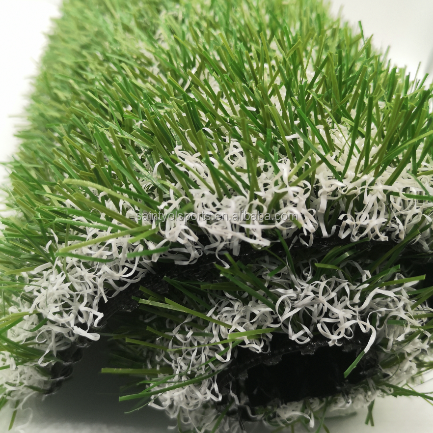 30毫米白色雪草人造草用于户外园林绿化