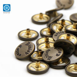 2019 Pressione O Botão de Pressão de Metal de cobre Personalizado para Roupas de Couro Bolsa