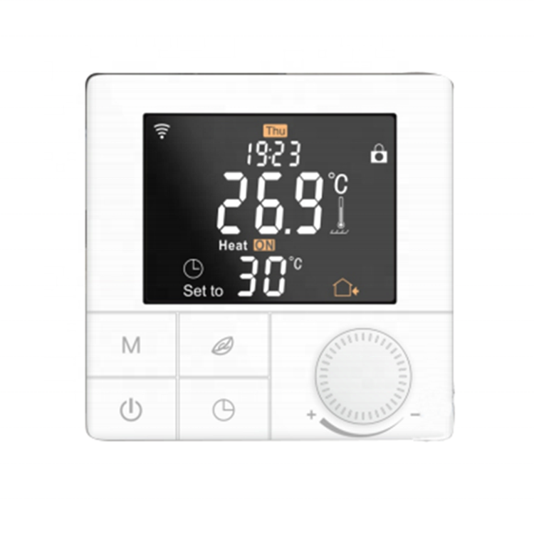 Комнатный термостат Baiyilun, программируемый, поставка с завода, регулятор температуры, цветной экран, для отеля и дома