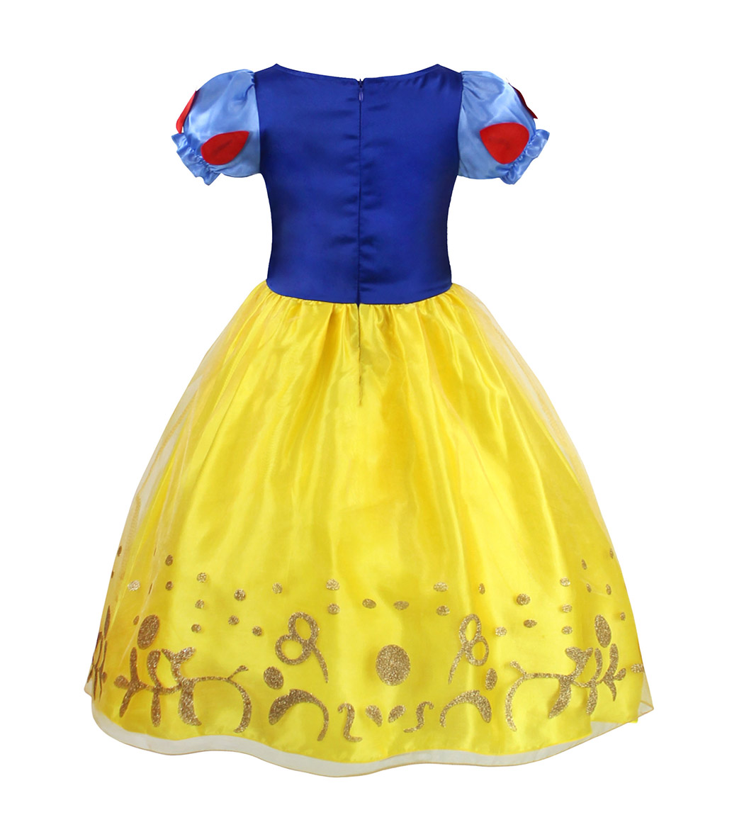 新白雪公主服装连衣裙儿童主题生日派对花式连衣裙万圣节cosplay服装