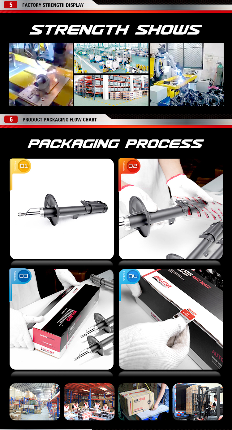 King Steel Auto Chassis Parts - Rear Shock Absorber for